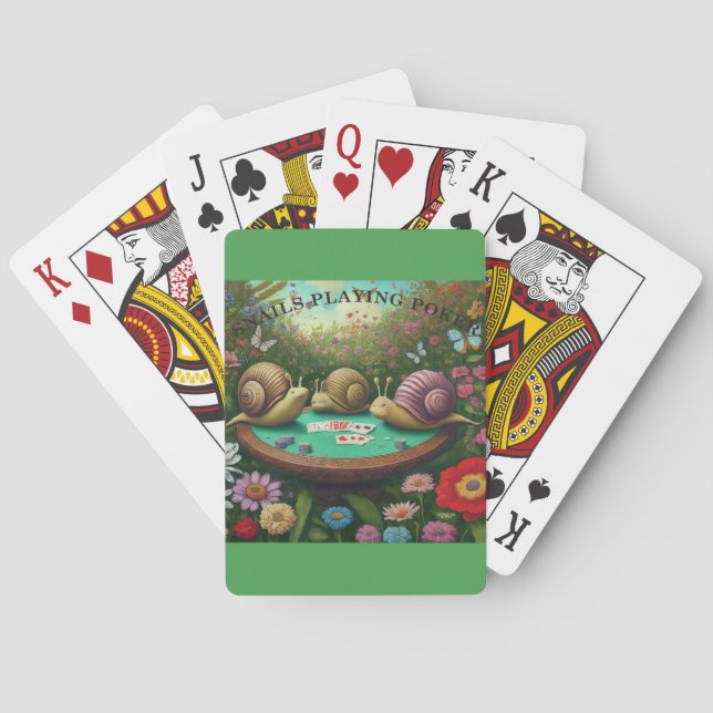 Snails Playing Cards (Back)