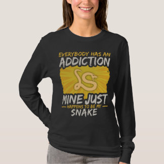 Snake Addiction Funny Farm Animal Lover T-Shirt