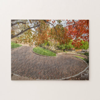 Snake Alley in Burlington, Iowa. Jigsaw Puzzle