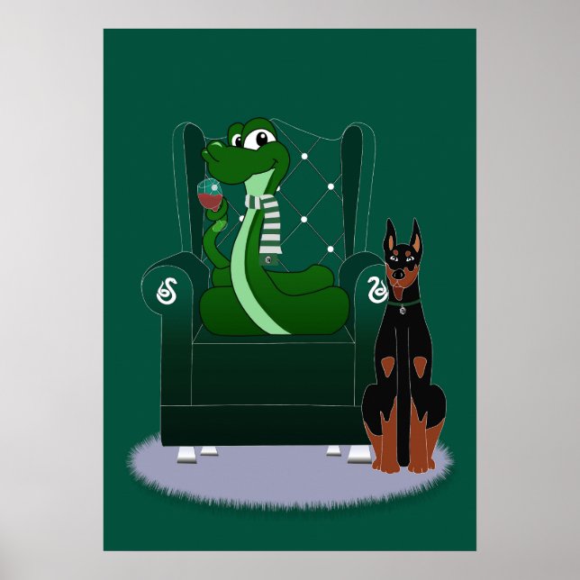 Snake and dog poster (Front)
