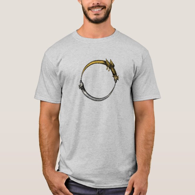 Snake and Dragon Ouroboros T-Shirt (Front)
