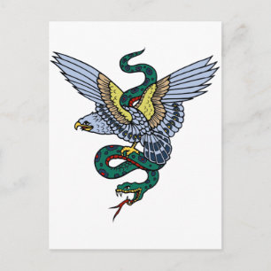 Snake and Eagle Postcard