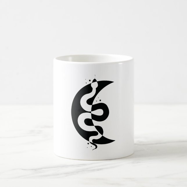 Snake and Moon Coffee Mug (Center)