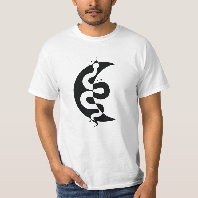 Snake and Moon T-Shirt (Front)