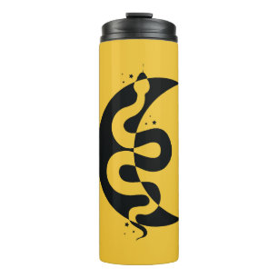 Snake and Moon Thermal Tumbler