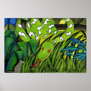 Snake and Rat Poster
