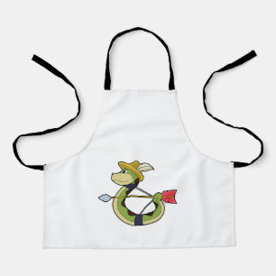 Snake as Archer with Bow & Arrow Apron
