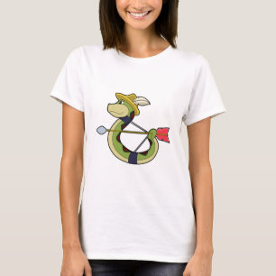 Snake as Archer with Bow & Arrow T-Shirt