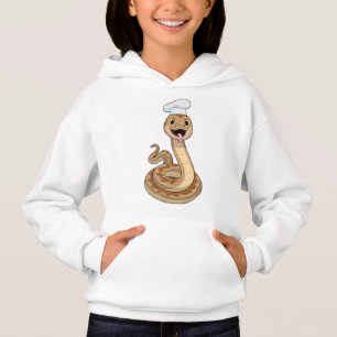 Snake as Cook with Chef hat