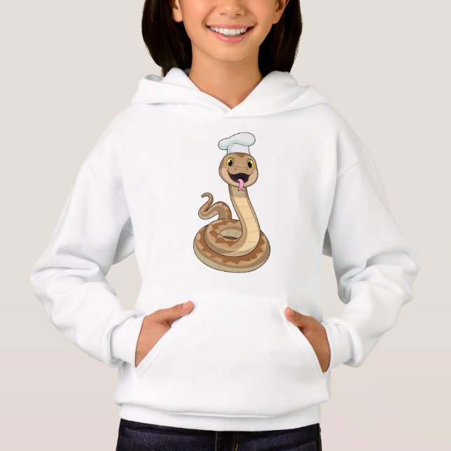 Snake as Cook with Chef hat (Front)