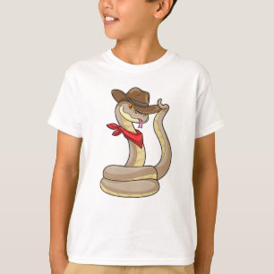 Snake as Cowboy with Scarf T-Shirt