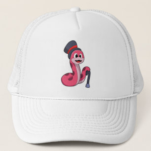 Snake as Gentleman with Hat & Walking stick