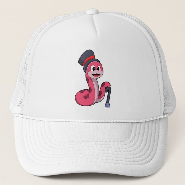 Snake as Gentleman with Hat & Walking stick (Front)