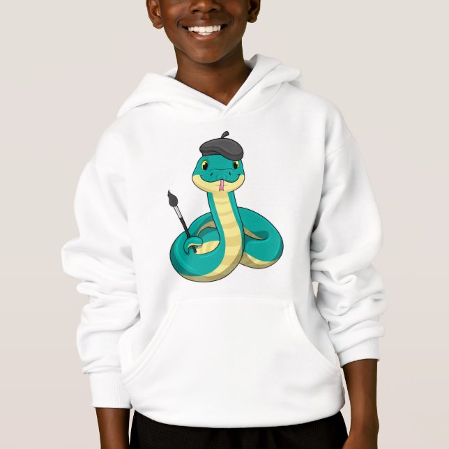 Snake as Painter with Paint brush (Front)