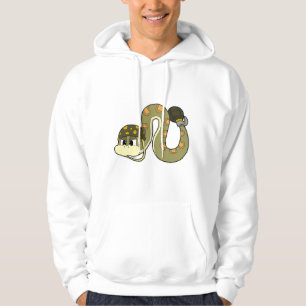 Snake as Soldier with Weapon Hoodie