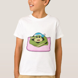 Snake at Sleeping with Nightcap T-Shirt