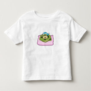 Snake at Sleeping with Nightcap Toddler T-Shirt