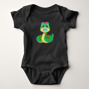 Snake Baby Pacifier Bodysuit
