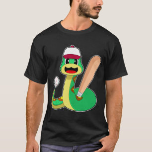 Snake Baseball Baseball bat Sports T-Shirt