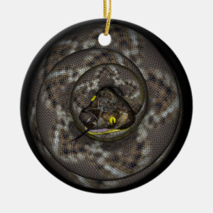 Snake Ceramic Ornament