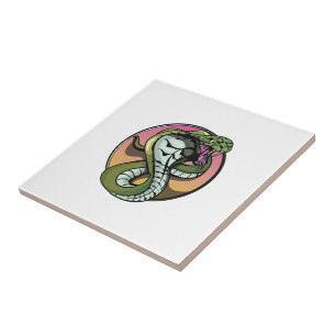 Snake Ceramic Tile