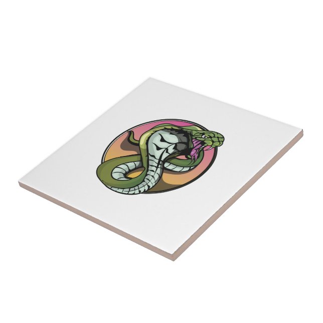 Snake Ceramic Tile (Side)