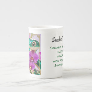 Snake - Chinese Zodiac Bone China Mug