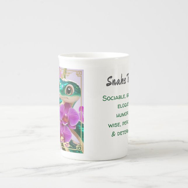 Snake - Chinese Zodiac  Bone China Mug (Front)