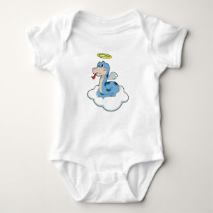 Snake Cloud Angel Baby Bodysuit