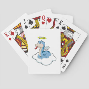 Snake Cloud Angel Playing Cards
