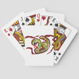 Snake cool playing cards