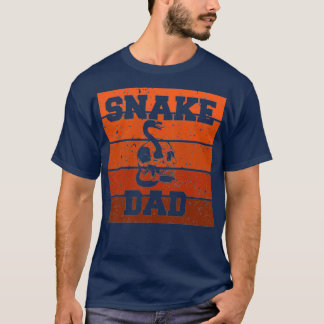 Snake Dad Skull with Reptile  T-Shirt
