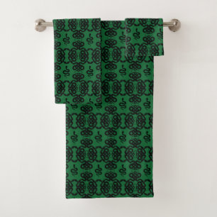 Snake Damask Towel Set