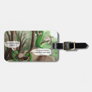 Snake Dental Issues Funny Luggage Tag