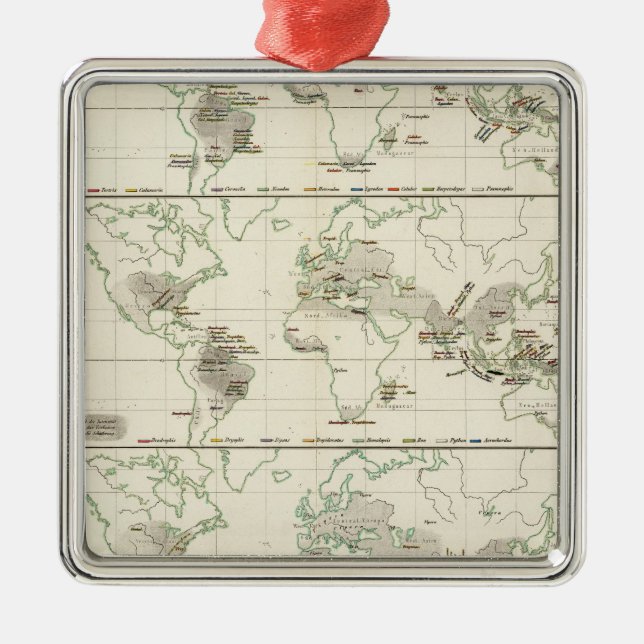 Snake Distributions Metal Ornament (Front)