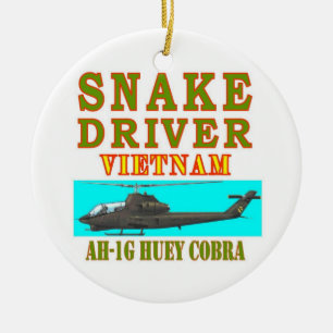 snAKE DRIVER VIETNAM Ceramic Ornament