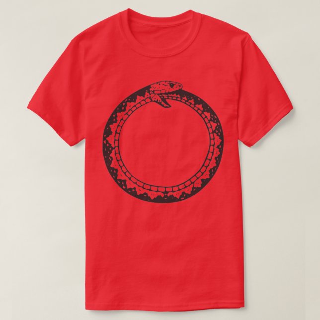 Snake eating its own tail  (2)  T-Shirt (Design Front)