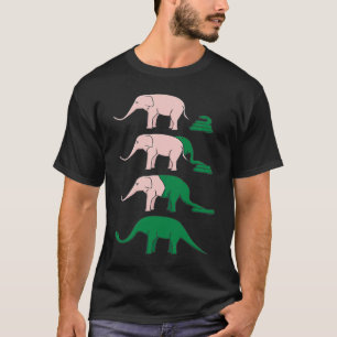Snake Elephant Dinosaur Hilarious Joke T-Shirt