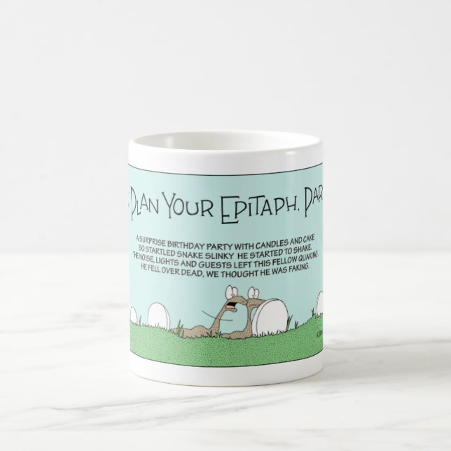 Snake Epitaph Coffee Mug (Center)