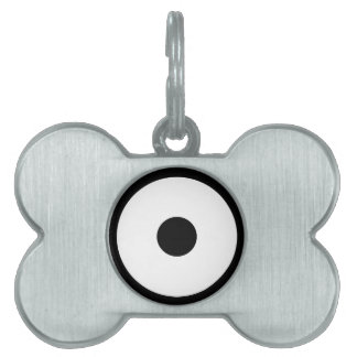 Snake eye pet name tag