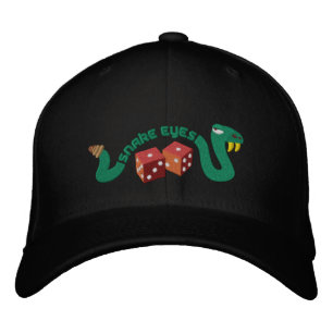 Snake Eyes Embroidered Hat