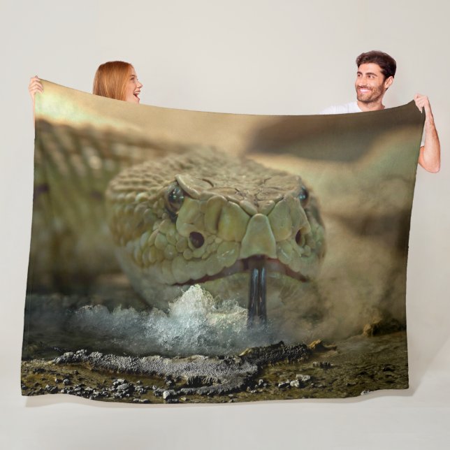SNAKE EYES FLEECE BLANKET (In Situ)