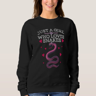 Snake For Girls Kids Women Snake Reptile Sweatshirt