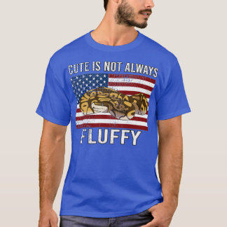 Snake Funny Patriotic Flag  T-Shirt