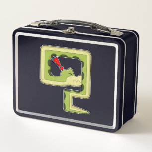 Snake Game Metal Lunch Box