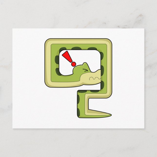 Snake Game Postcard (Front)
