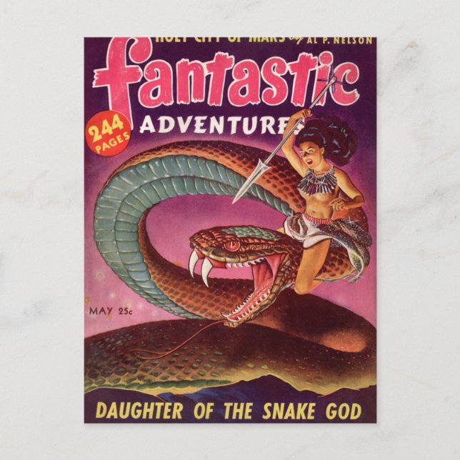 Snake Girl Postcard (Front)