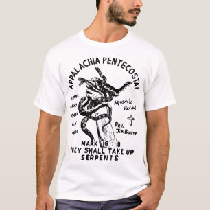 Snake Handling Church T Shirt Weird Occult 