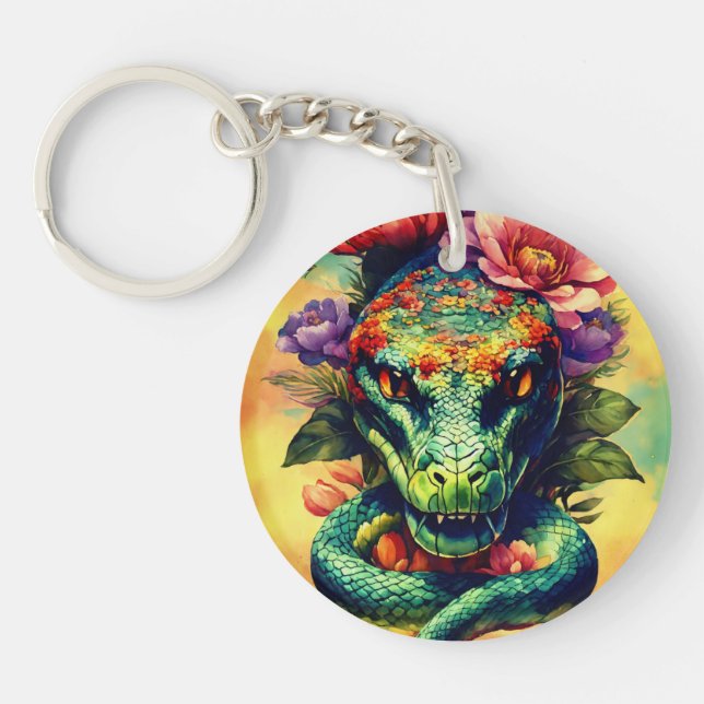 Snake head  key ring (Front)