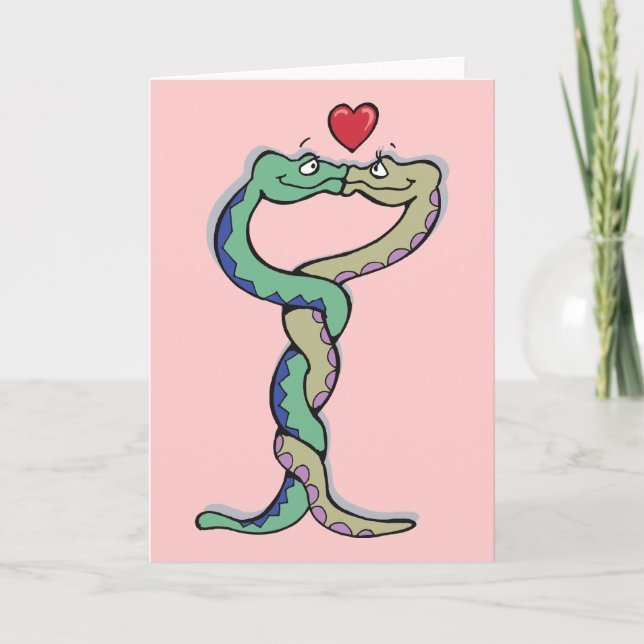 Snake Holiday Card (Front)
